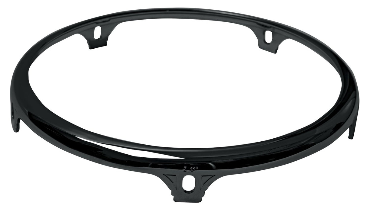 Latin Percussion Hooped Conga Comfort Curve II - Z Series (Extended Collar) Black Mirror - 11" Quinto | 5 hole (LP772C)