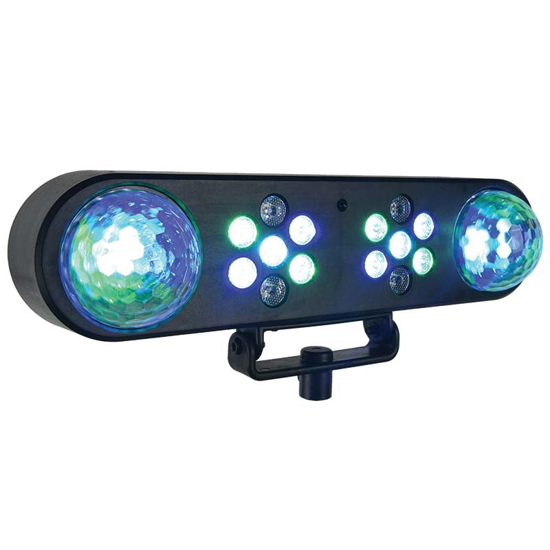 LIGHT4ME MAGIC BAR efecto de bola de discoteca LED PAR + stand + mando a distancia