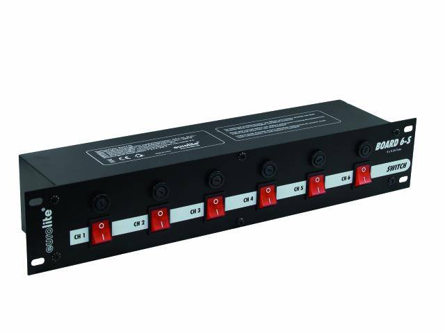 Eurolite Board 6-S Panel de Interruptores