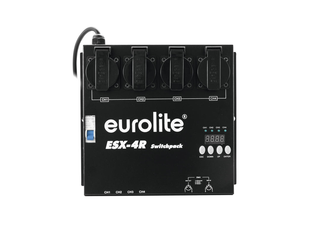 EUROLITE Pack de conmutadores DMX RDM ESX-4R