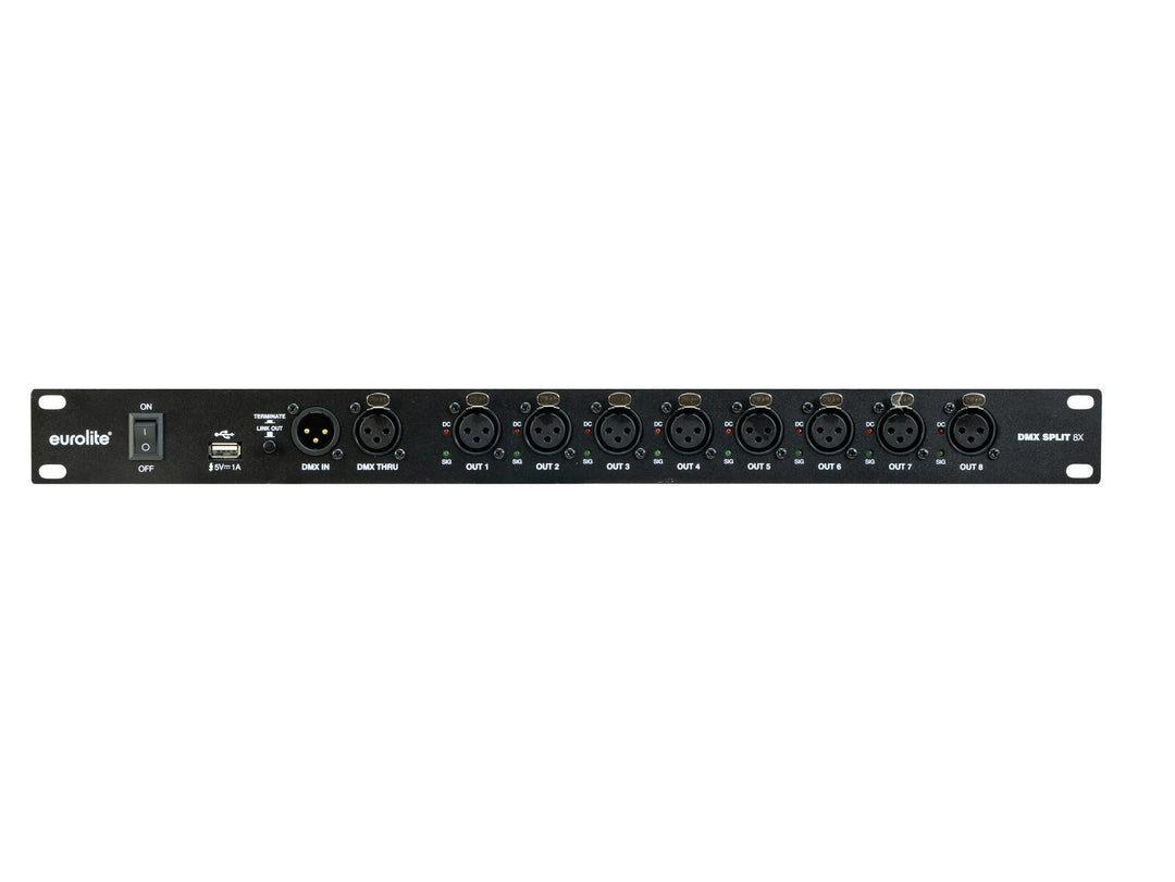 EUROLITE Divisor DMX Split 8X de 3 pines