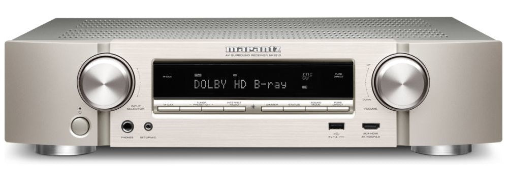 Marantz NR1510/N1SG 5.2 Surround Receiver, Silver