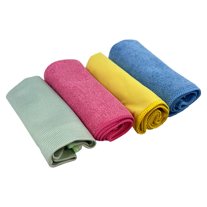 Paquete de paños de microfibra, pack de 4