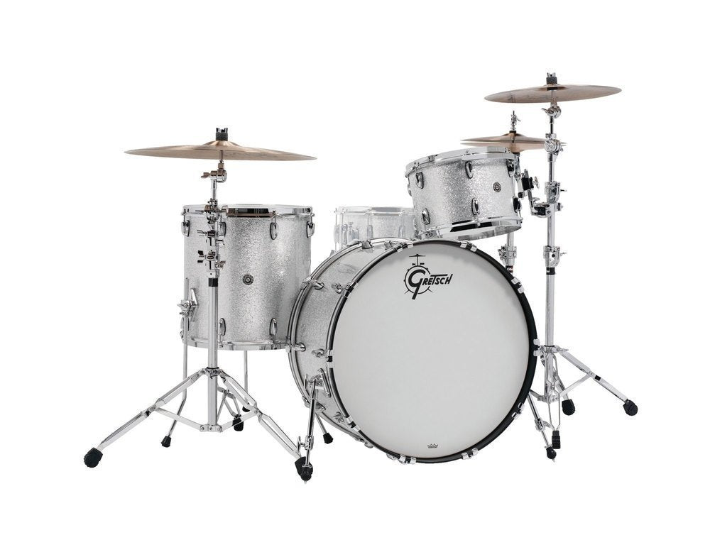 Gretsch USA Brooklyn 3-delt shell set 24", Satin Black Metallic