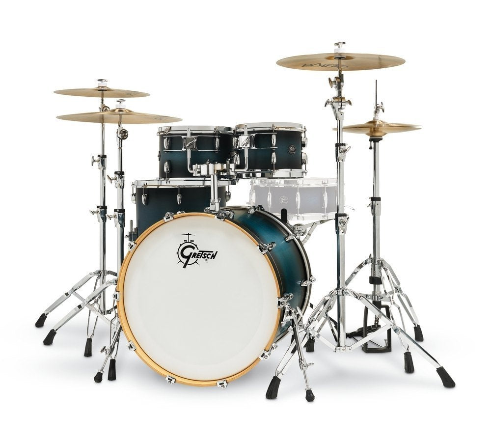 Gretsch Renown Maple set de casco de 4 piezas 22", Satin Antique Blue Burst