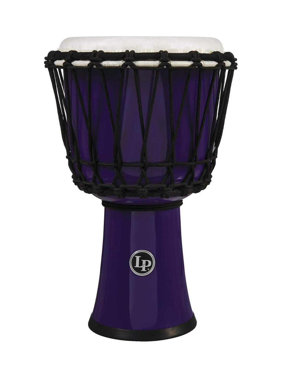 Djembé Latin Percussion World de 7 pulgadas con afinación mediante cuerda Circle - Purple (LP1607PL)