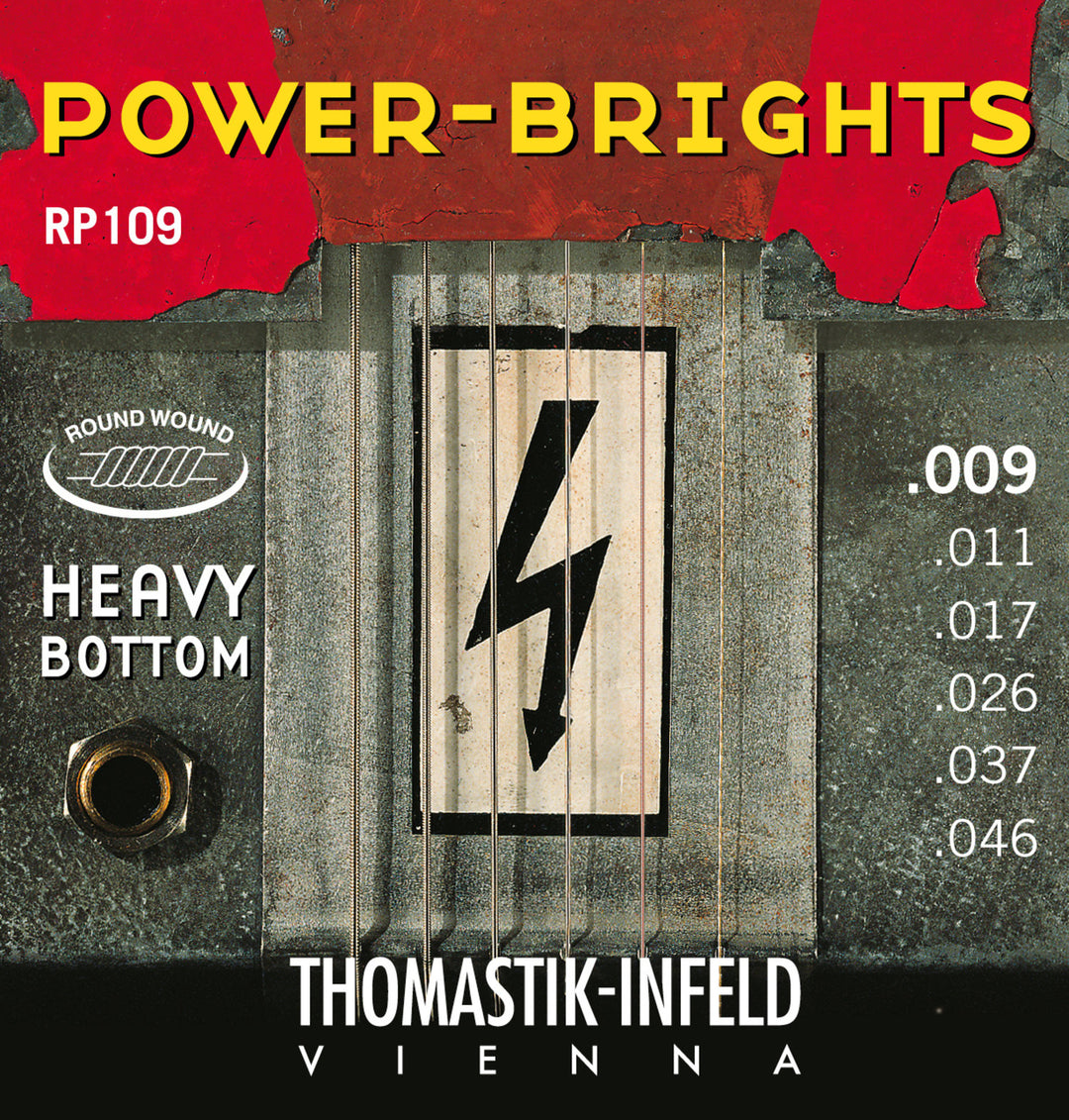 Cuerdas Thomastik-Infeld para guitarra eléctrica Power Brights Series - Set 009 heavy (RP109)
