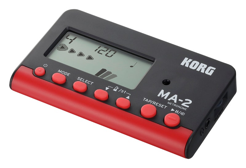 KORG MA-2-BKRD Metrónomo, Black y rojo.