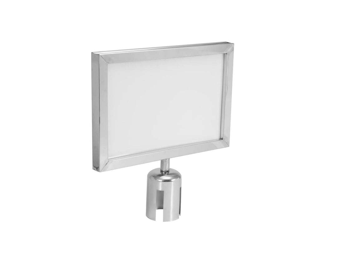 EUROLITE Cartel para barrera Eurolite 317x215 plateado