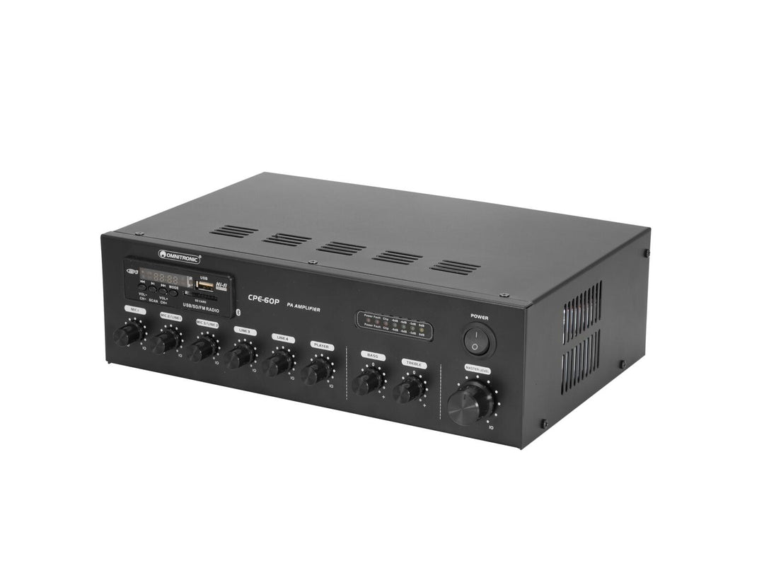 OMNITRONIC CPE-60P Amplificador mezclador PA