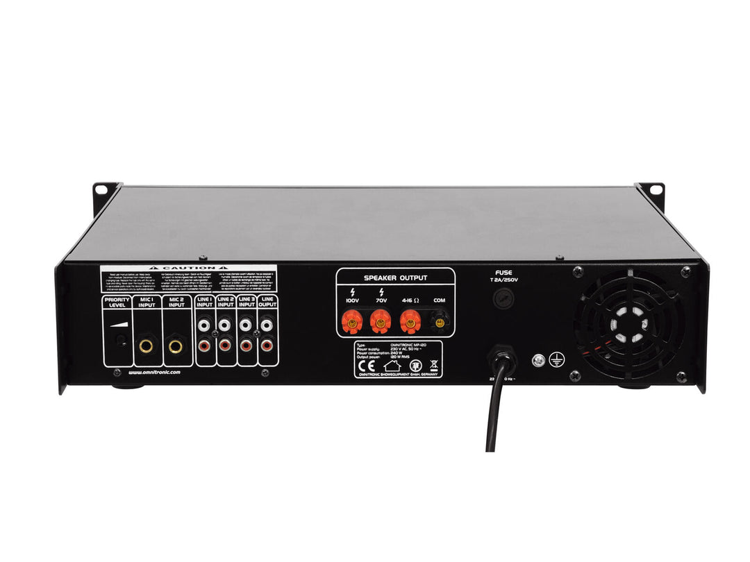 OMNITRONIC MP-120 Amplificador de mezcla PA