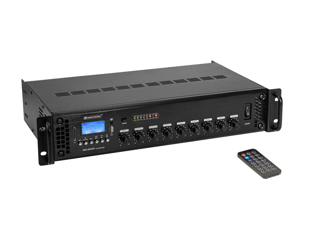 Amplificador mezclador PA OMNITRONIC MA-240P
