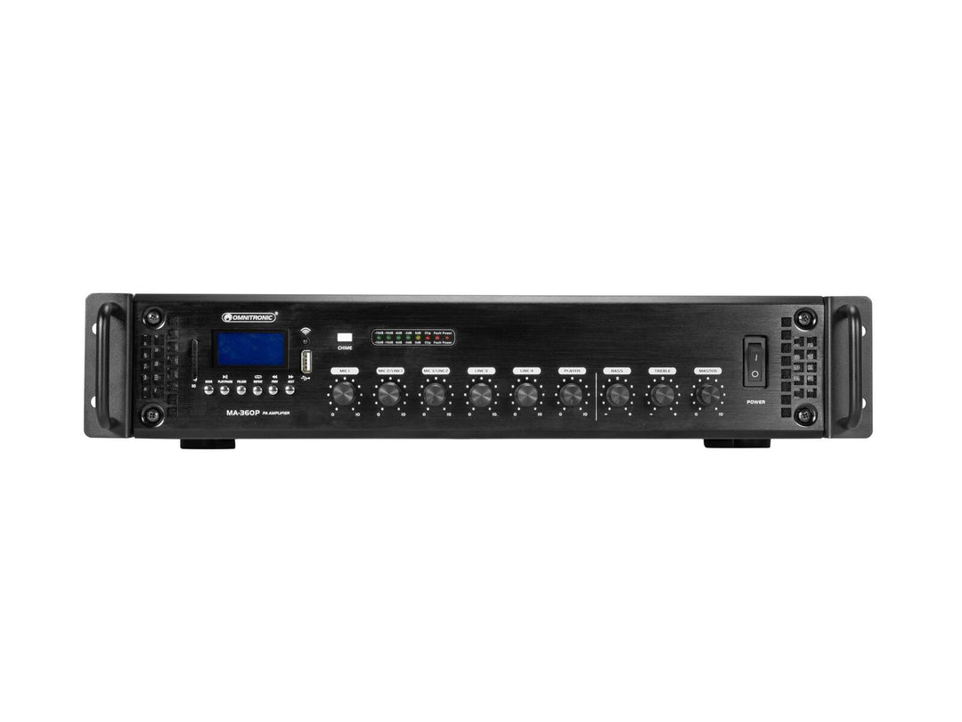OMNITRONIC MA-360P Amplificador mezclador PA