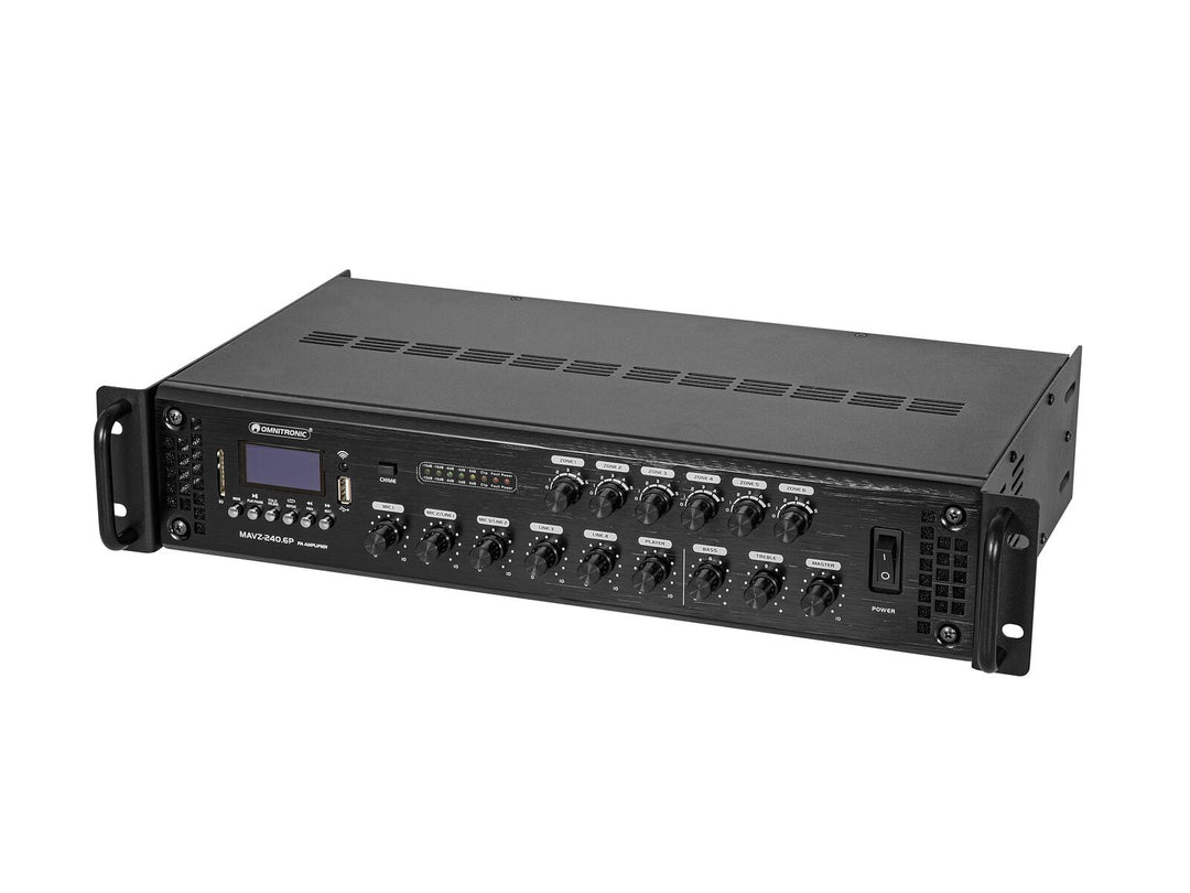 OMNITRONIC MAVZ-240.6P Amplificador mezclador PA