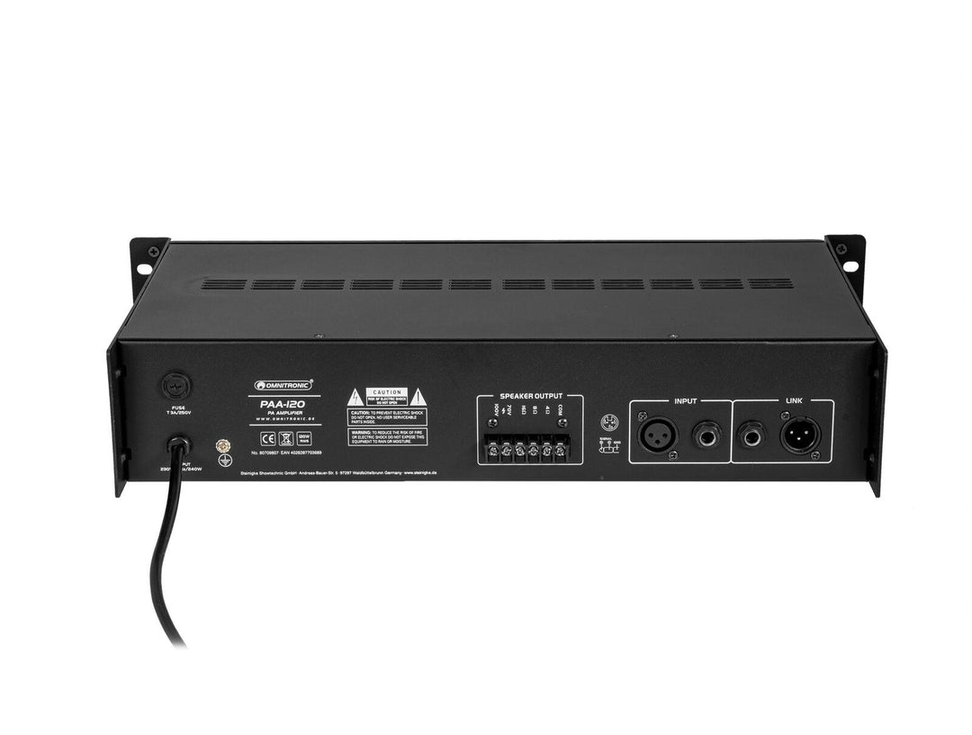 OMNITRONIC PAA-120 Amplificador PA