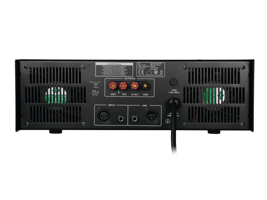 OMNITRONIC PAP-1000 Amplificador PA