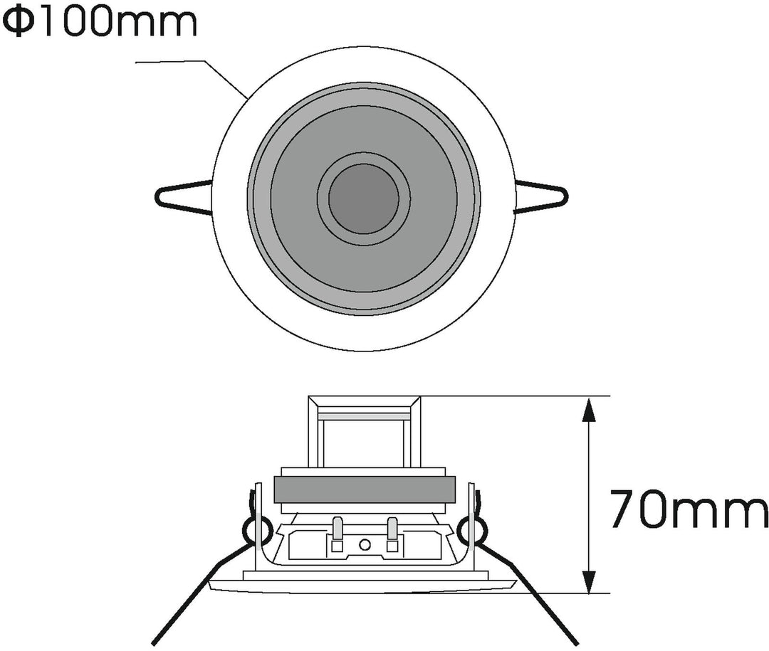 OMNITRONIC CS-2.5W Altavoz de techo blanco