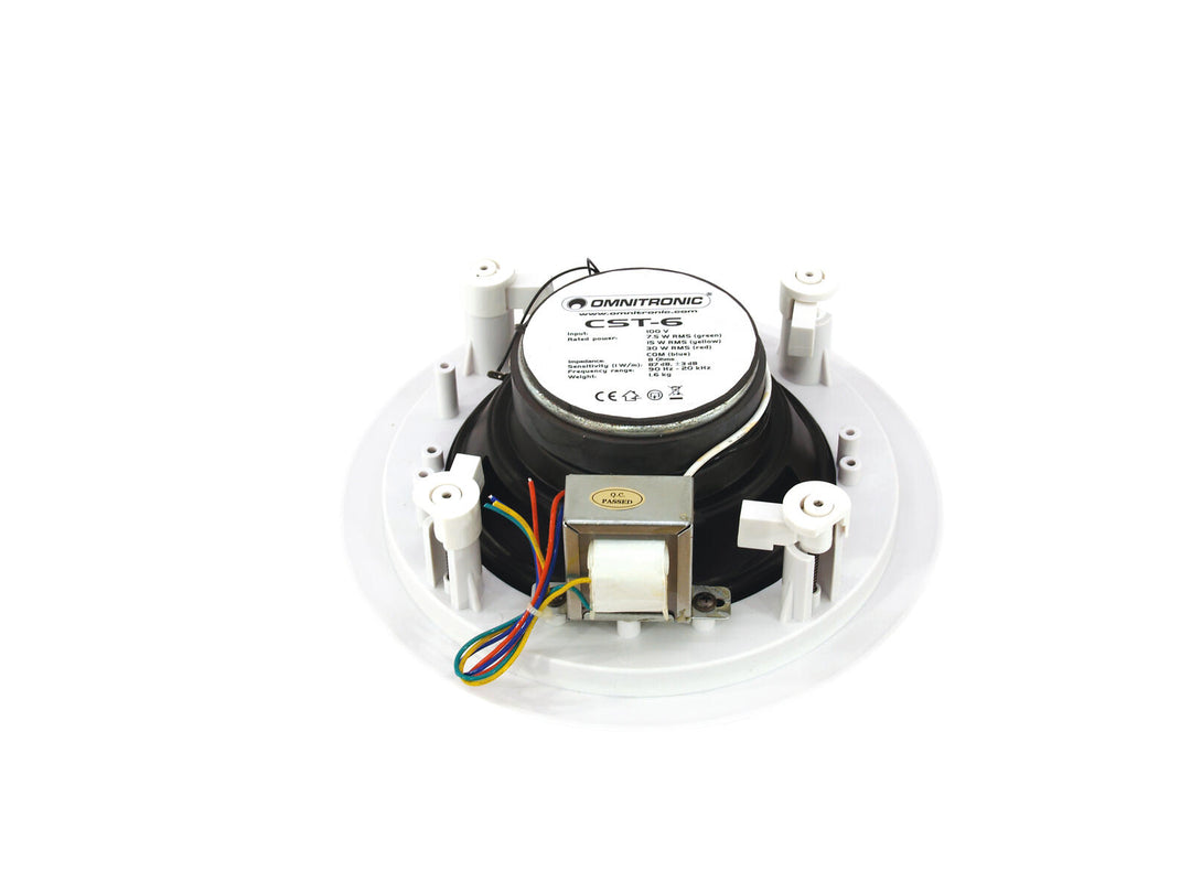 Altavoz de techo de 2 vías OMNITRONIC CST-6