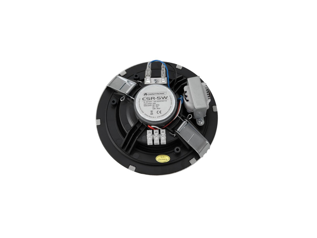 OMNITRONIC Altavoz de techo CSR-5W blanco