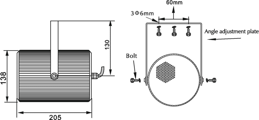 Altavoz proyector OMNITRONIC PS-15