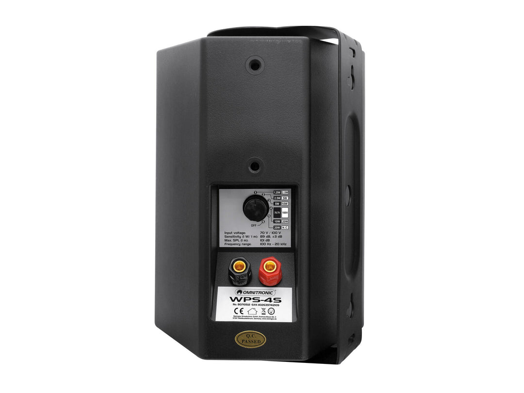 OMNITRONIC Altavoz de pared PA WPS-4S