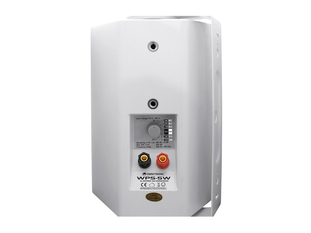 OMNITRONIC WPS-5W Altavoz de pared PA