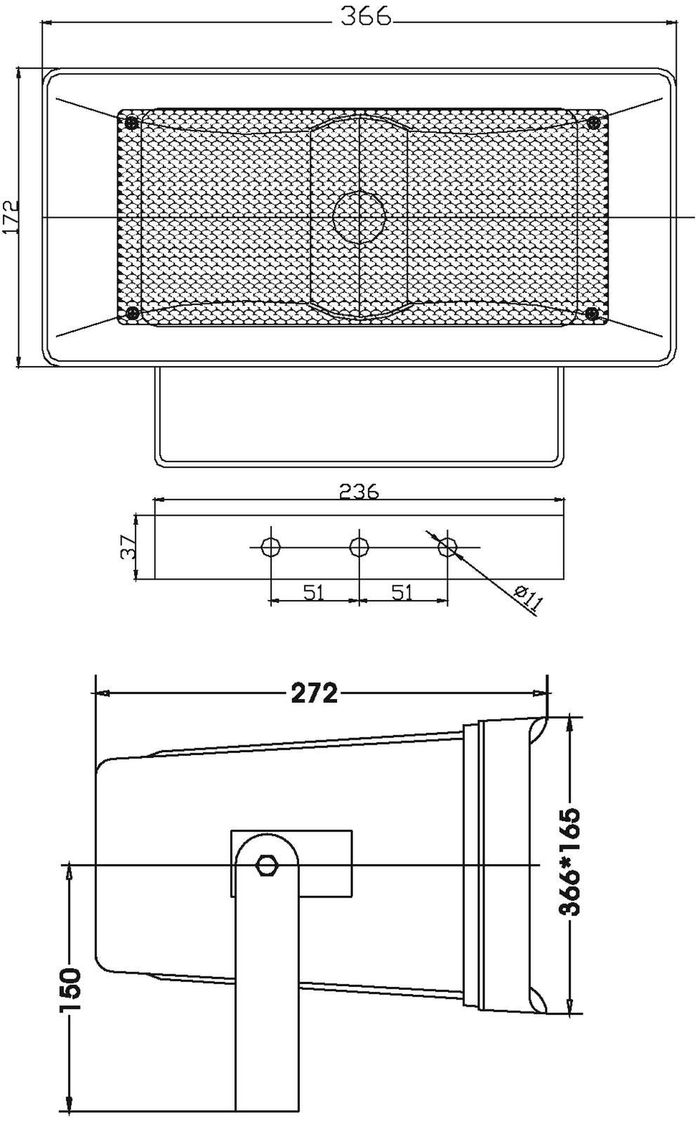 Altavoz de bocina PA OMNITRONIC HS-50