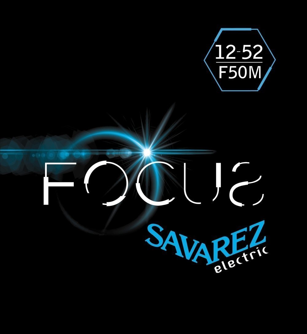 Cuerdas de guitarra eléctrica Savarez F50M Focus, medium .012 a .052