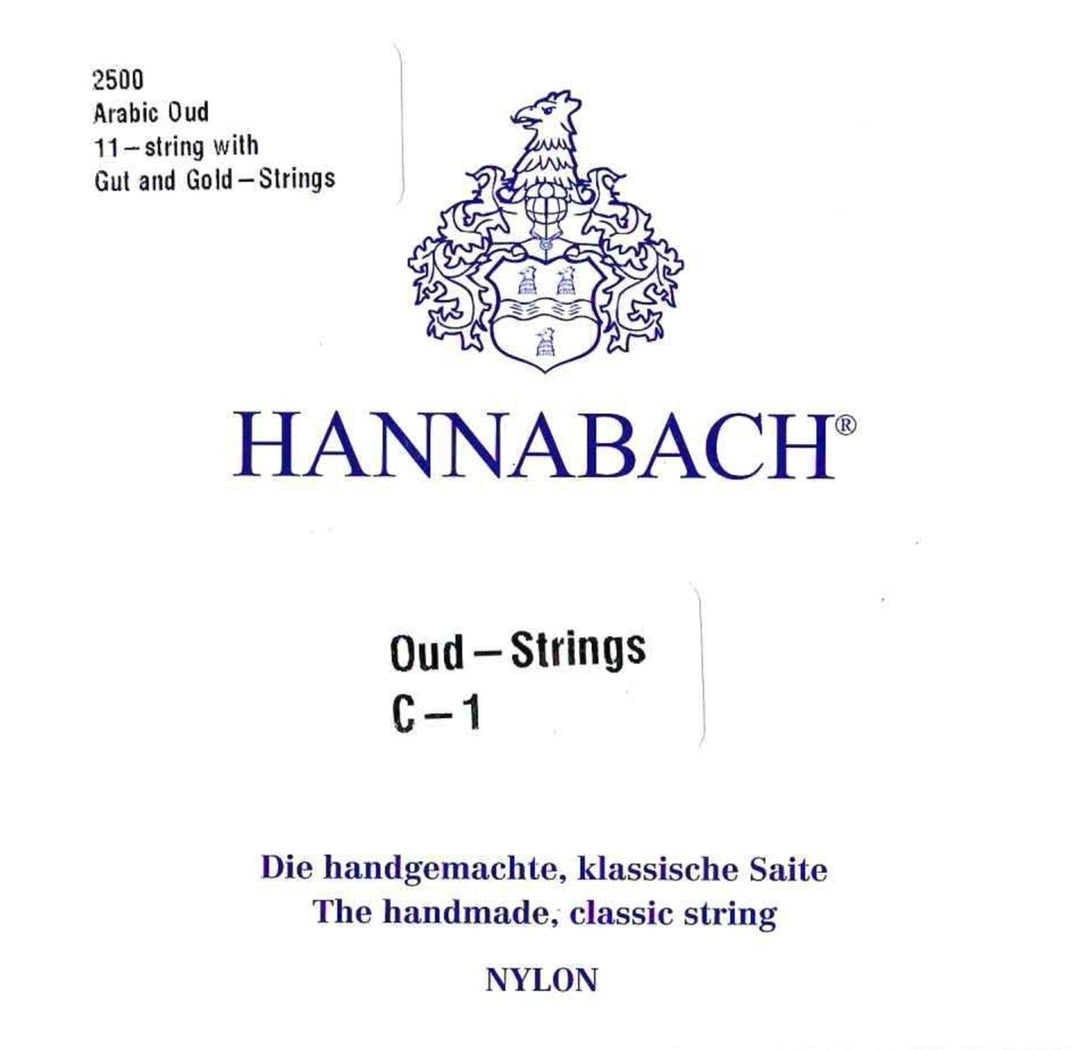 Hannabach Oud cuerdas AOUD cuerdas de tripa - Set 2500