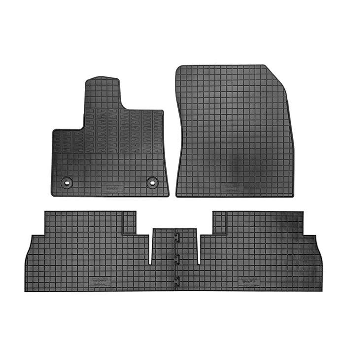 Rubber mats round lock Berlingo Combo E, Rifter 2018- 5 p