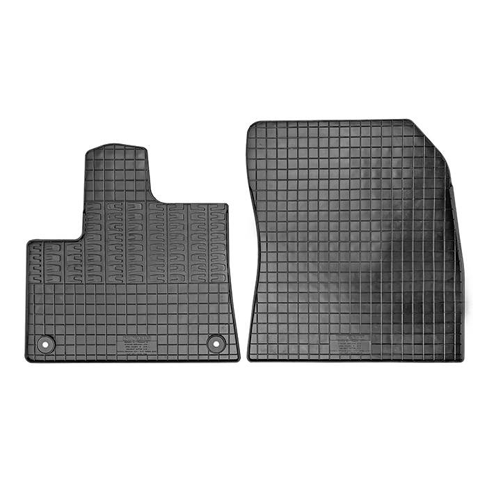 Rubber mats round lock Berlingo Combo E, Rifter 2018- 2 p