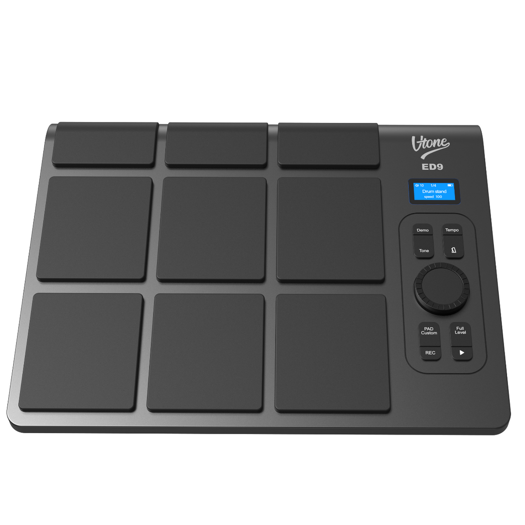 V-TONE ED9 Pad de batería electrónica alimentado por batería