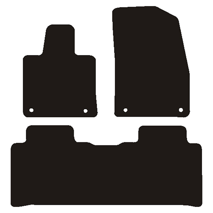 Bilmåtter Xpeng G6 2023- Velour