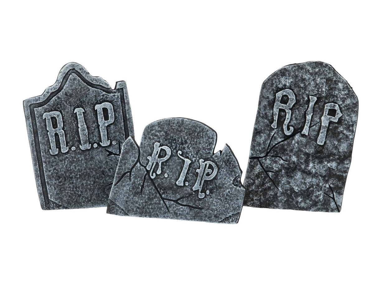 Halloween tombstone set