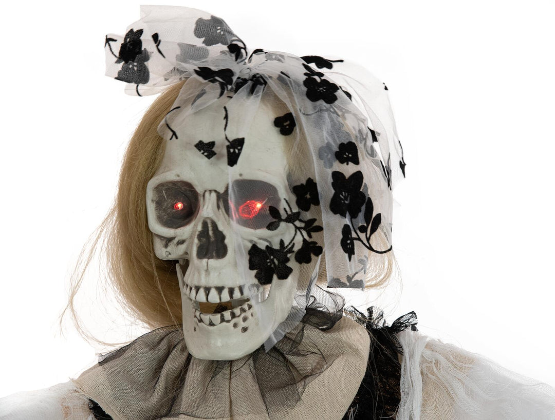 Halloween-figur brud, animeret, 170 cm