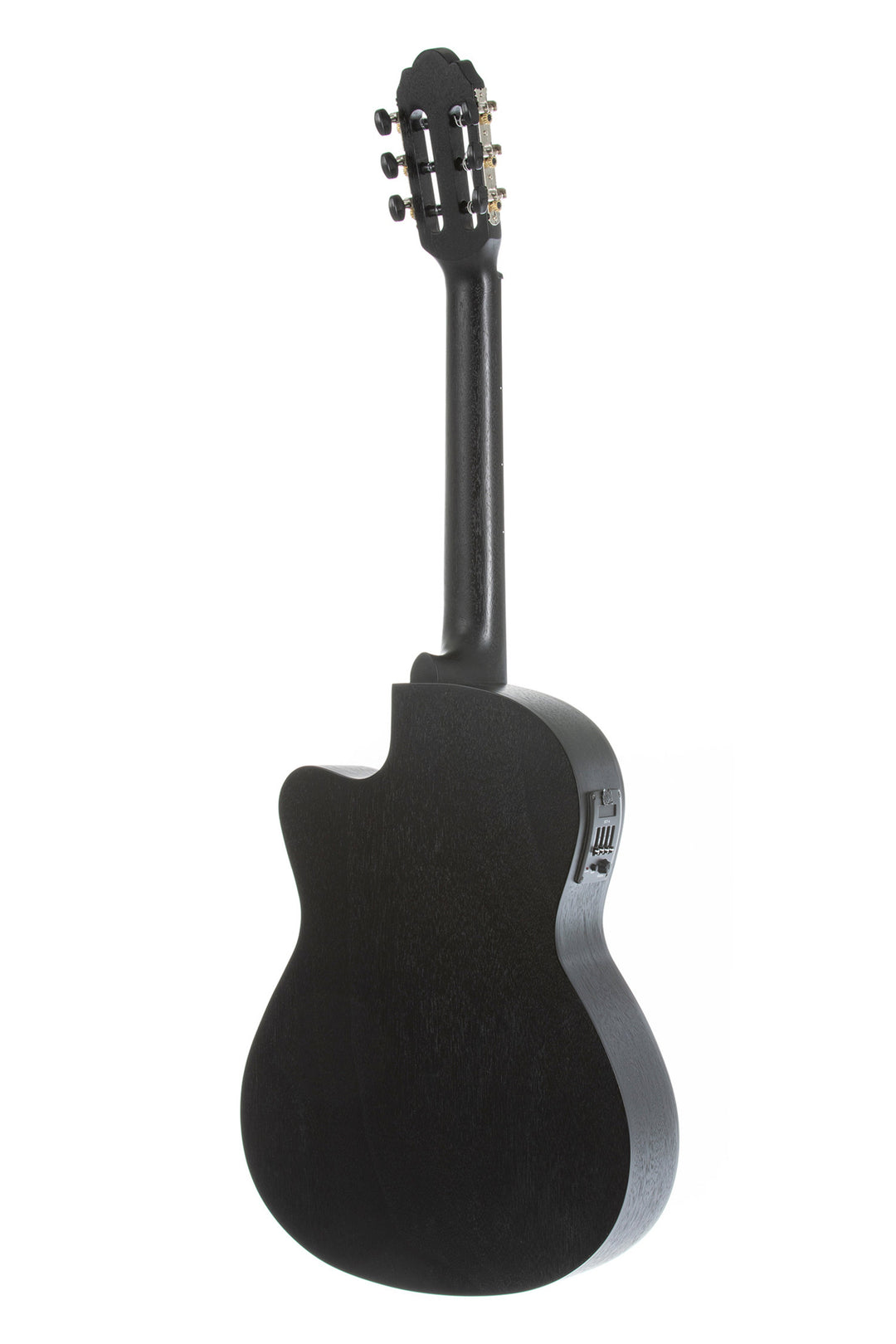 Guitarra clásica electroacústica GEWA Student Cedar - electroacústica negra