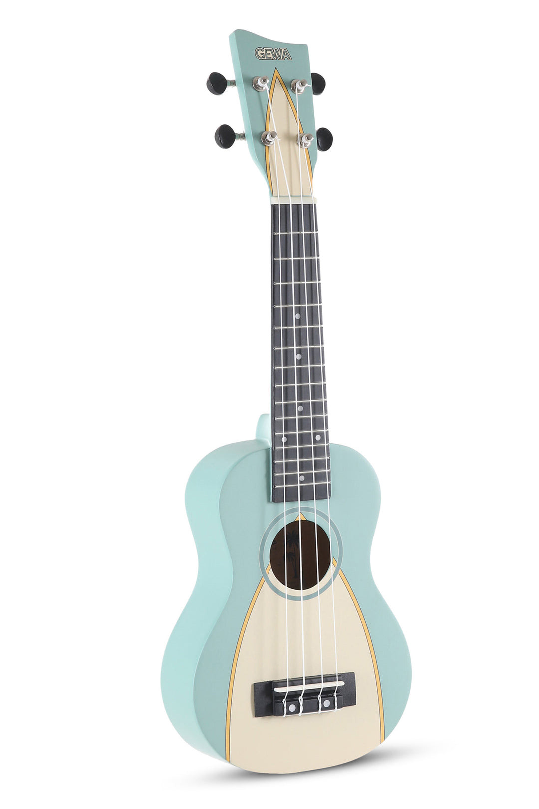GEWA Ukelele Soprano Manoa Estilo Surf - Soprano (Laguna del Pacífico)