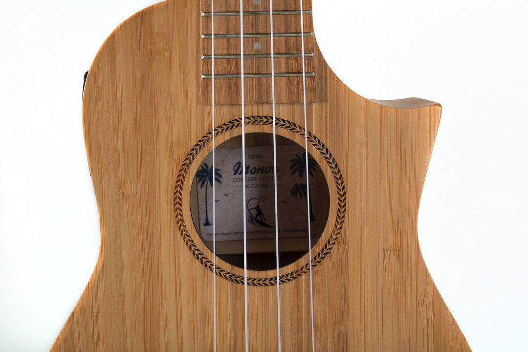 GEWA Ukelele Concert Manoa Bamboo - E-A Concert