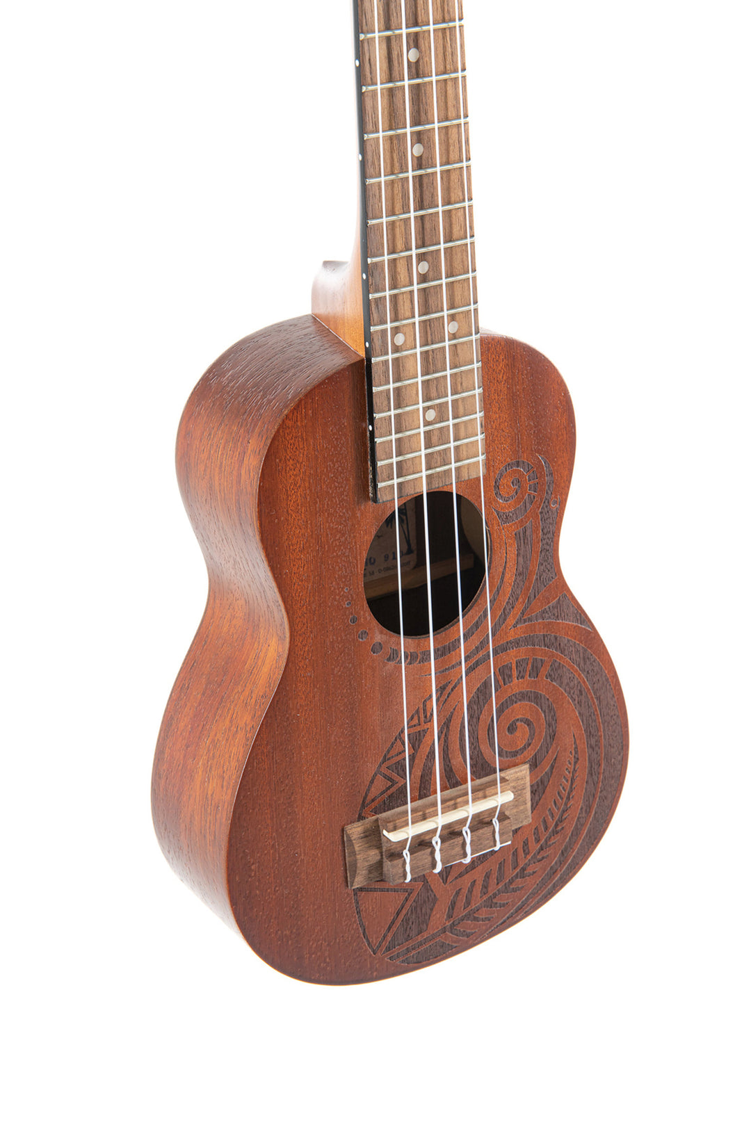 Ukulele soprano GEWA Manoa Tattoo - Soprano (Diseño maorí)