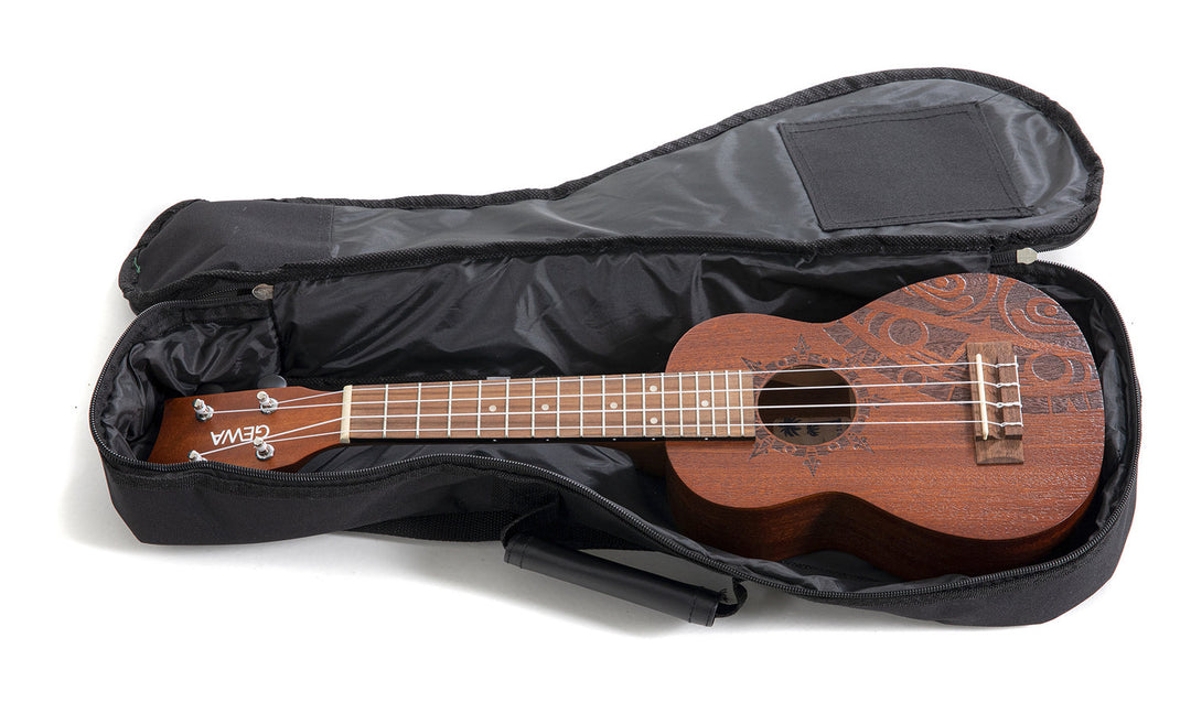 GEWA ukulele soprano Manoa Tattoo - Soprano (Inca Design)