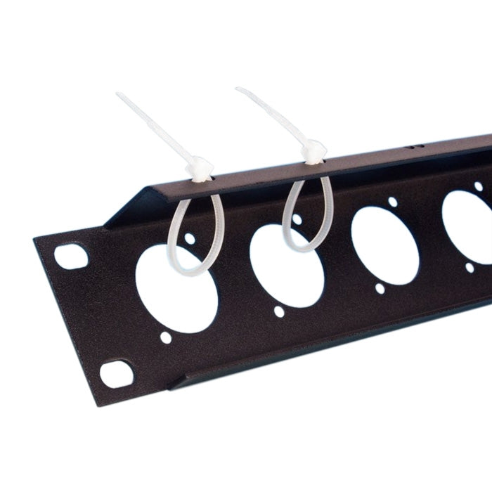 Adam Hall 872215 Panel en U para Rack con Borde de Montaje 1 Unidad para 12 Chasis XLR Tipo D