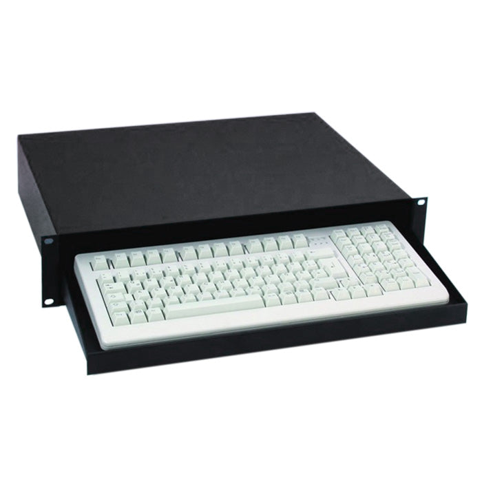 Adam Hall 87412 Bandeja de teclado de la computadora RACKMOUNT (19 ")