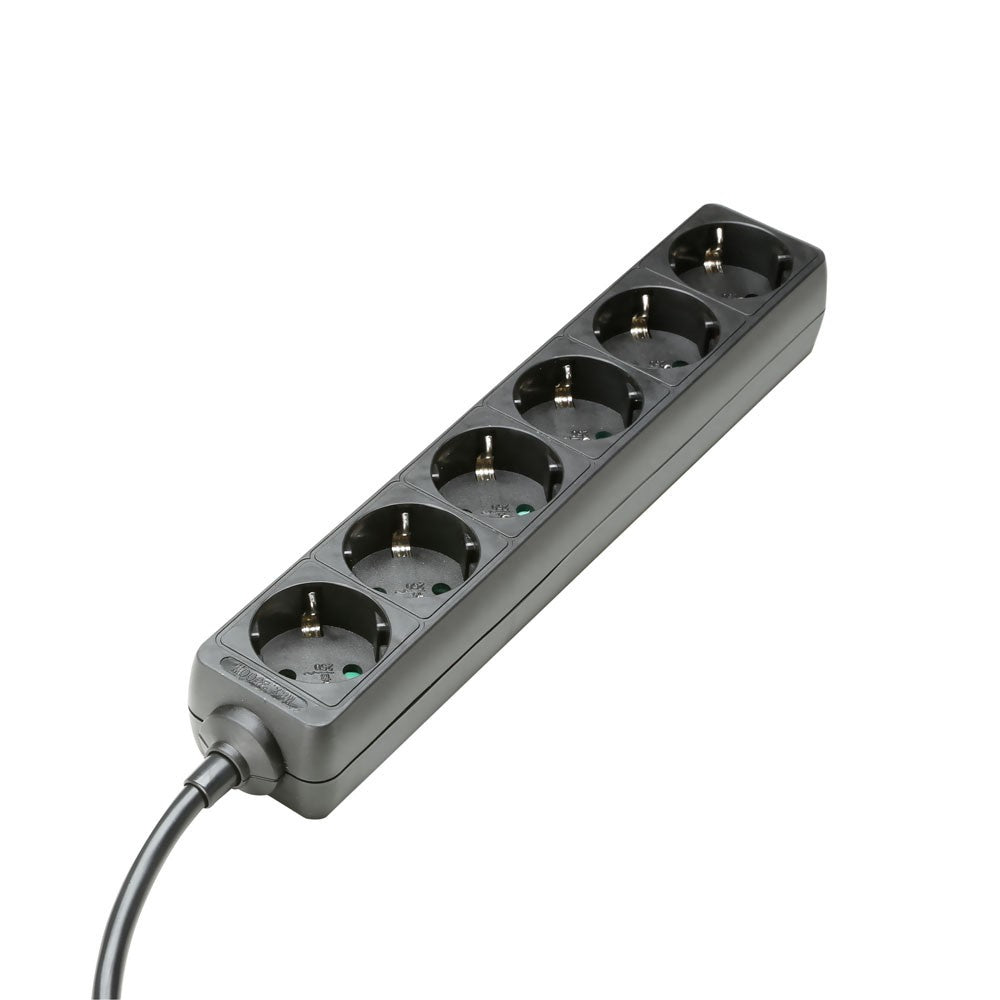 Adam Hall Power socket w/6 schuko sockets