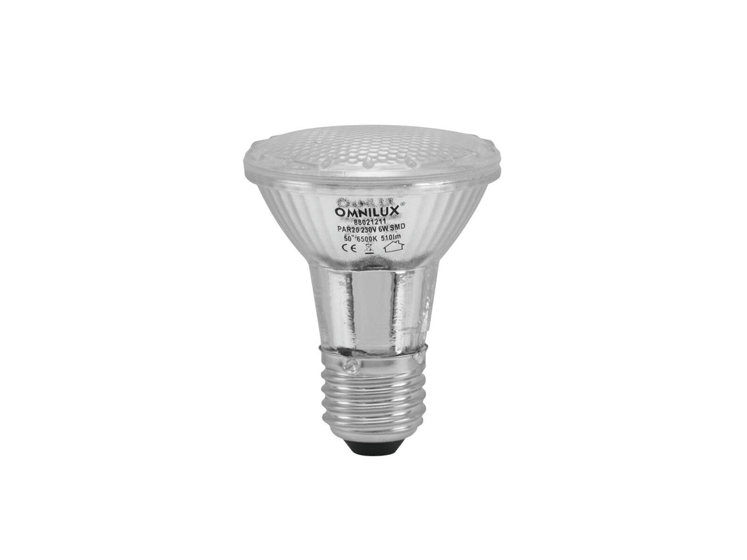 EUROLITE Set PAR-20 foco bk + PAR-20 230V SMD 6W E-27 LED 6500K