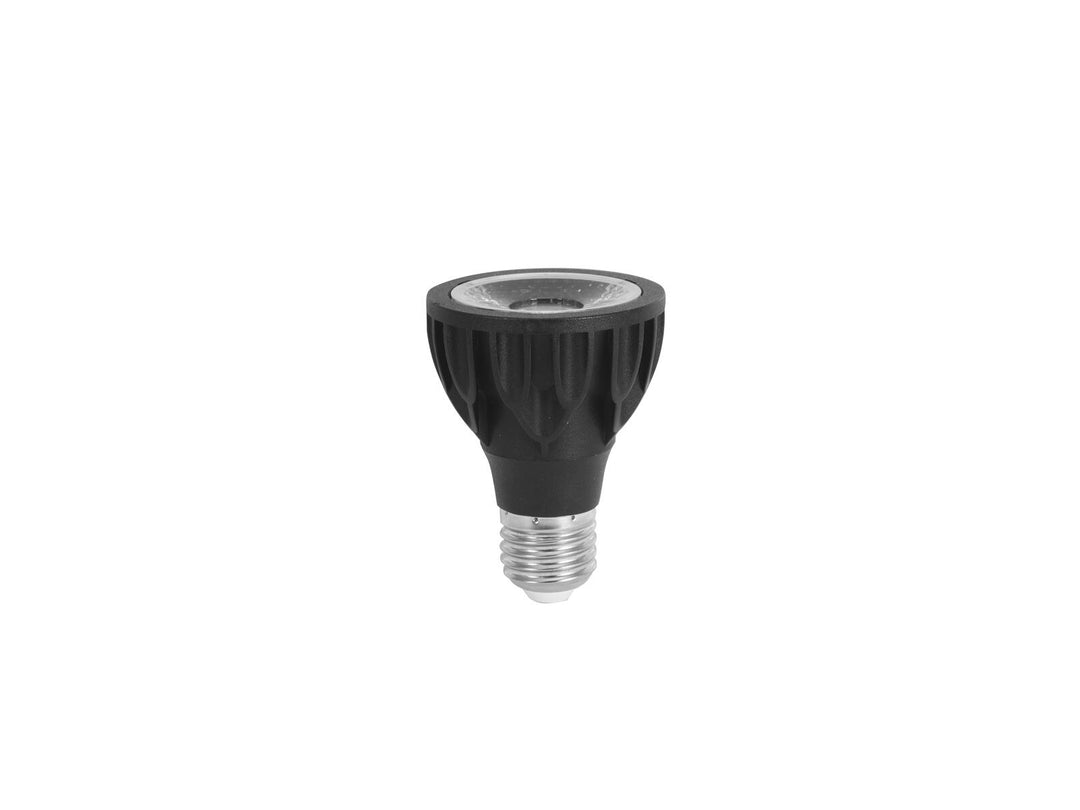 Conjunto PAR-20 Foco bk + PAR-20 230V COB 6W E-27 LED 1800-3000K dim2warm