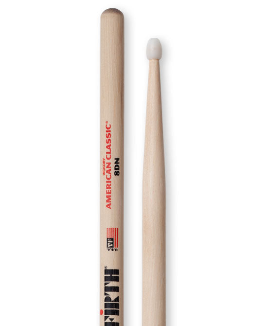Vic Firth 8D Baquetas con Punta de Nylon