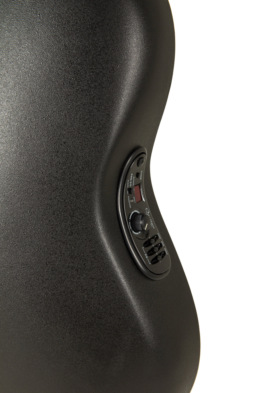 Ovation guitarra electroacústica Elite TX Mid Cutaway - Black Textured (1778TX-5-G)