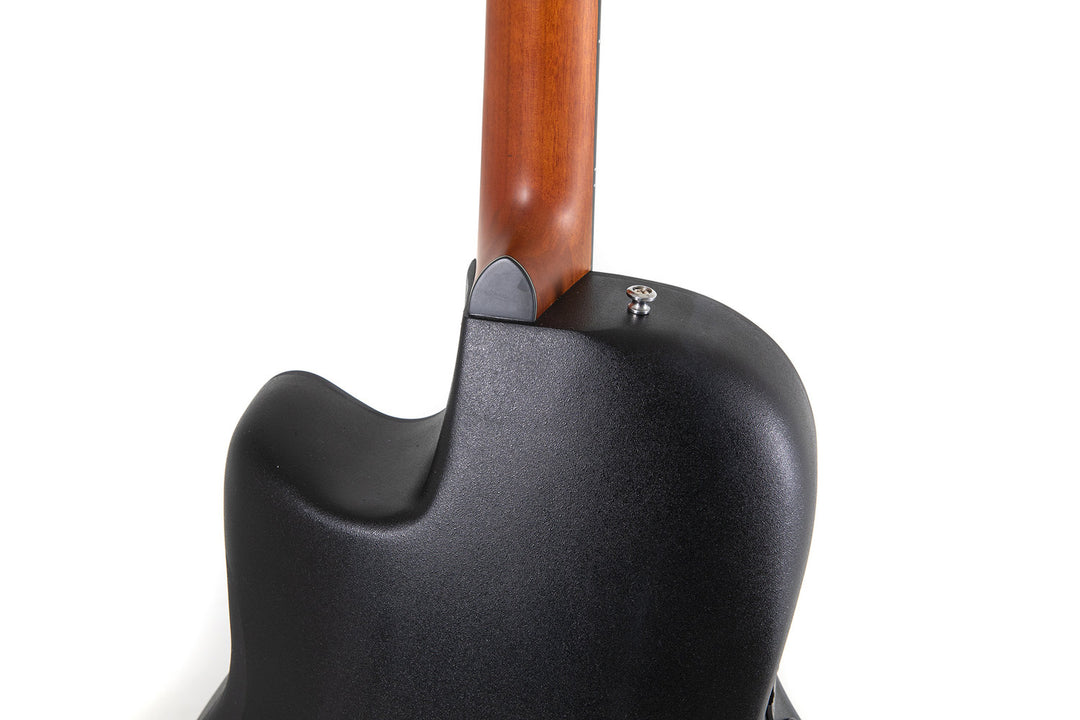 Ovation Guitarras electroacústicas Celebrity Elite de corte medio - Black (CE44-5-G)