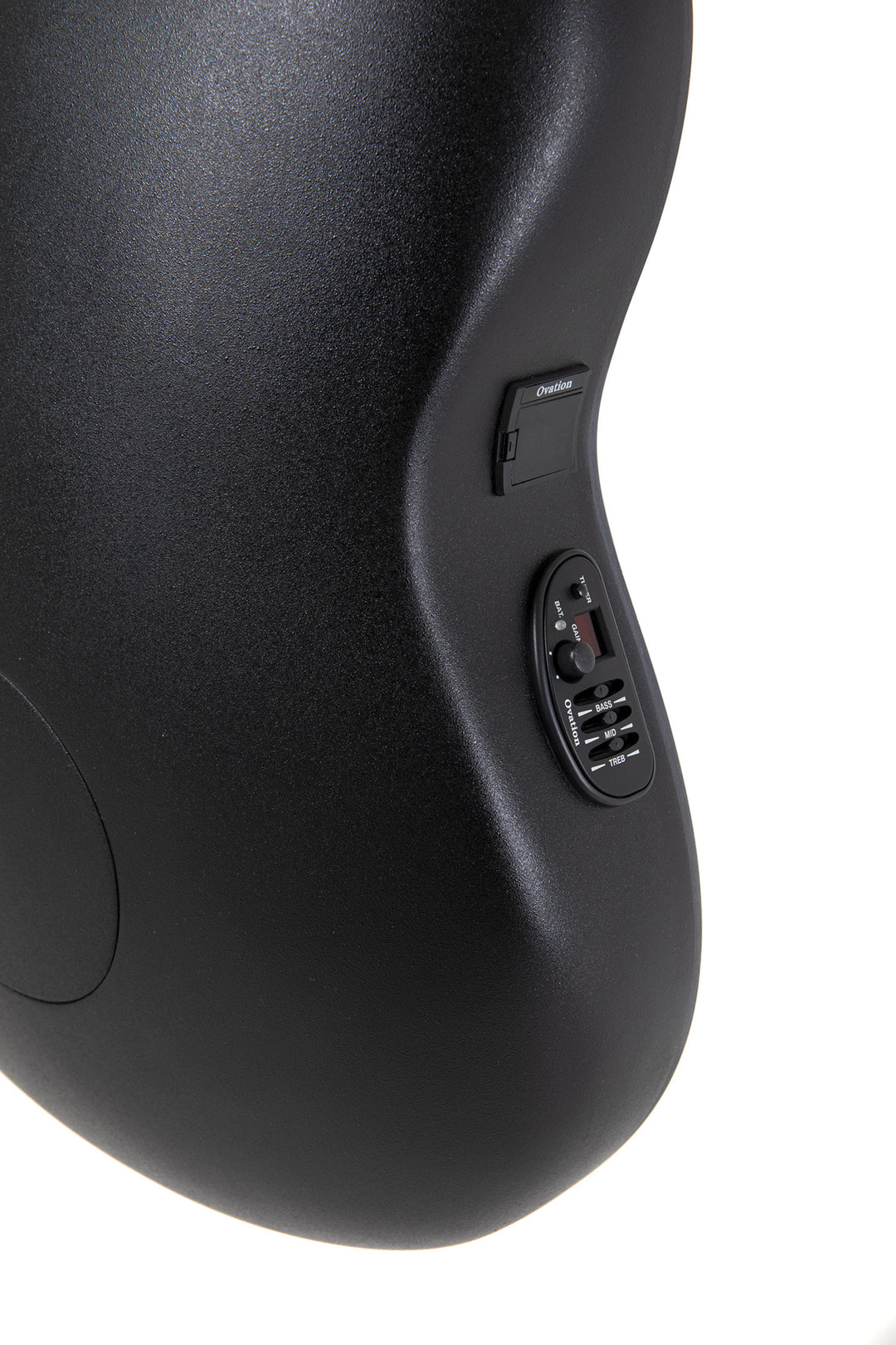 Ovation Guitarras electroacústicas Celebrity Elite de corte medio - Black (CE44-5-G)