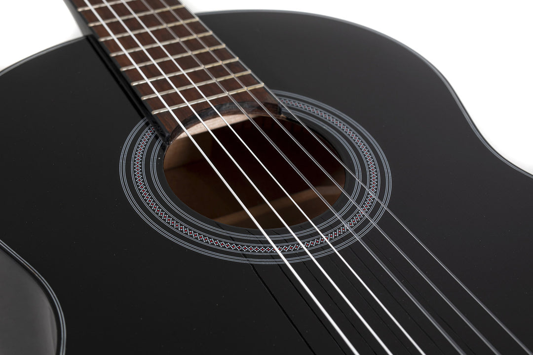 Guitarra clásica GEWA Student negra - tamaño 3/4 negra